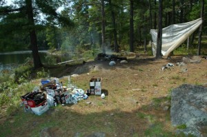 Please don't leave your camp sites like this.