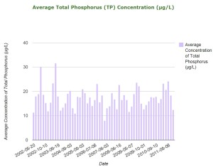 Average Concentration of Total Phosphorus