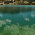 bluegreen lake water